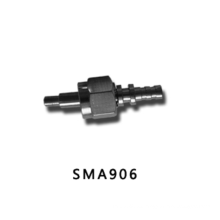 SMA 906 con conector de fibra óptica de metal